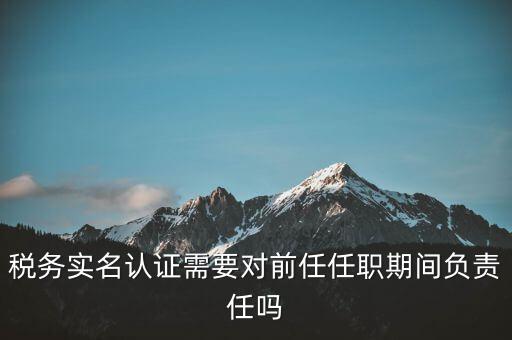 實名辦稅有什么意見，稅務要實名認證是什么意思