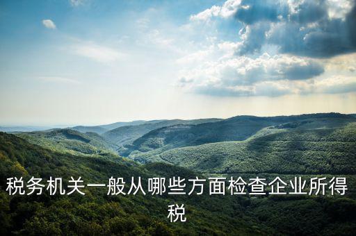 高企稅務審查查什么，稅務局查賬都查些什么