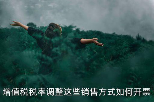 增值稅稅率調(diào)整這些銷售方式如何開(kāi)票