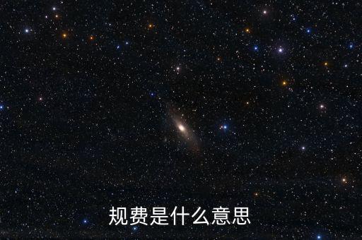 地稅規(guī)費(fèi)科是什么意思，規(guī)費(fèi)是什么意思