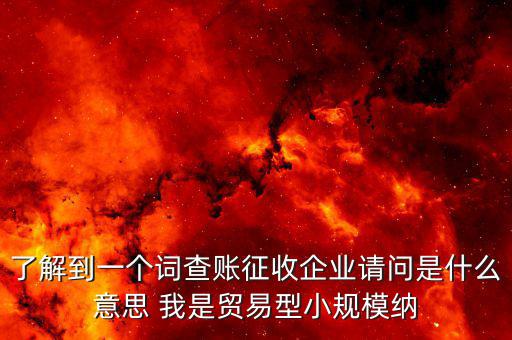 什么是稅收調(diào)查企業(yè)，企業(yè)所得稅稅收調(diào)查