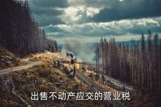 企業(yè)出售不動(dòng)產(chǎn)繳納什么稅，13企業(yè)銷(xiāo)售不動(dòng)產(chǎn)應(yīng)交納什么稅