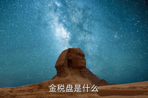 金稅盤(pán)是什么