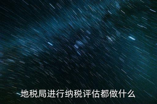 為什么要做納稅評(píng)估，有關(guān)納稅評(píng)估