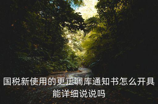 更正調(diào)庫是什么意思，更正是什么意思