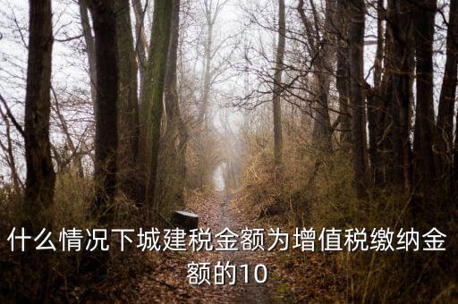 什么情況下交城建稅，什么情況下要繳納城市建設(shè)稅