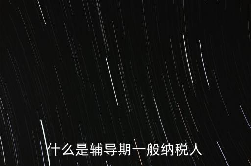 什么事輔導(dǎo)期，一般納稅人輔導(dǎo)期無論是工業(yè)還是商業(yè)等都是6個(gè)月嗎