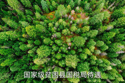 國家級(jí)貧困縣國稅局待遇