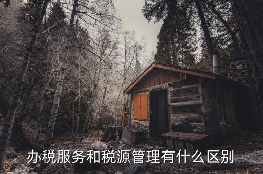 什么是辦稅服務廳，辦稅服務和稅源管理有什么區(qū)別