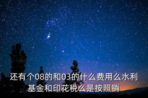水利基金指收什么費，水利基金計入什么科目