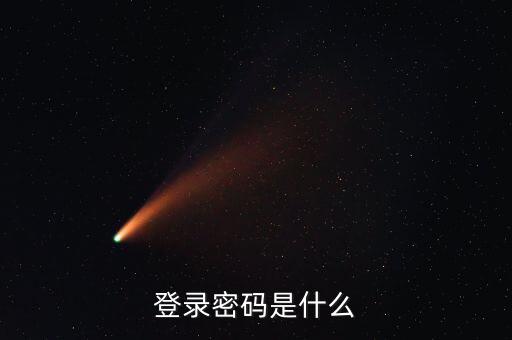 稅收調查的登錄密碼是什么，登錄密碼是什么