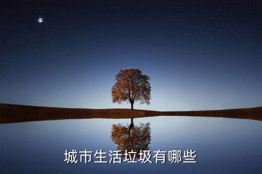 城市生活垃圾按照什么申報(bào)，城市生活垃圾有哪些