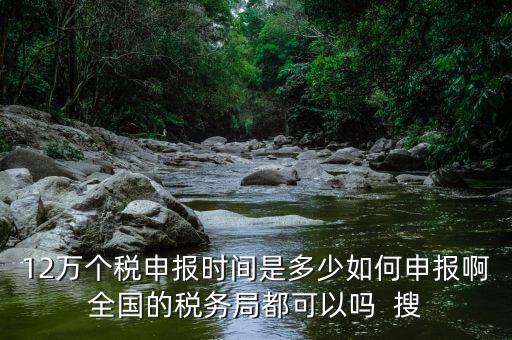 12萬申報(bào)12萬指什么時(shí)候，個(gè)稅12萬申報(bào)時(shí)間