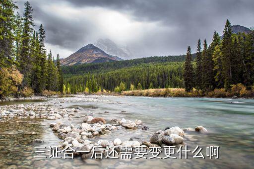 變更三證合一什么意思，更換三證合一營業(yè)執(zhí)照是什么意思