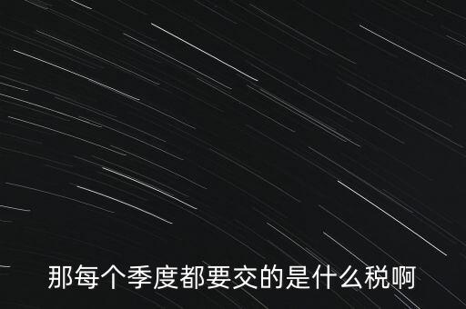 季度報(bào)什么稅，一般納稅人商業(yè)企業(yè)查賬征收月度季度分別要申報(bào)哪些稅種