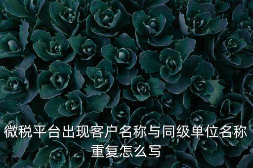 微稅用戶名是什么，重慶國稅局微信公眾號是多少
