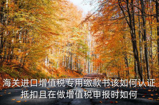 海關(guān)進(jìn)口增值稅專用繳款書如何抵扣，海關(guān)進(jìn)口增值稅繳款書怎么抵扣