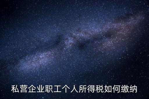 公司如何交個(gè)人所得稅，公司給員工發(fā)工資應(yīng)該怎么繳納個(gè)稅啊比如