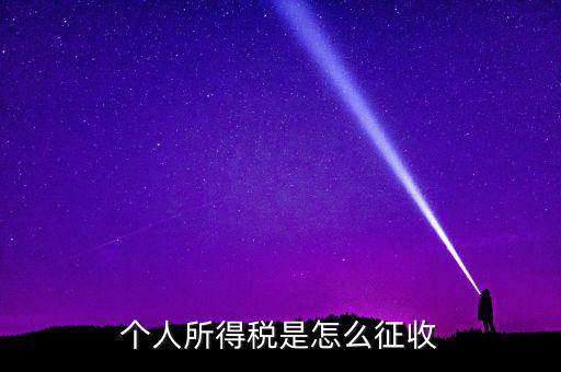 個人所得稅如何征收，個人所得說目前如何征收