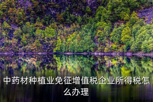 代開(kāi)的免稅中藥材如何抵扣，中藥材進(jìn)項(xiàng)抵扣