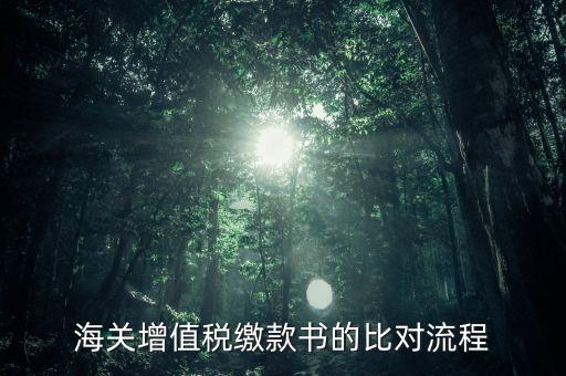 海關(guān)繳款書如何比對(duì)，海關(guān)進(jìn)口增值稅準(zhǔn)用繳款書的數(shù)據(jù)采集和比對(duì)