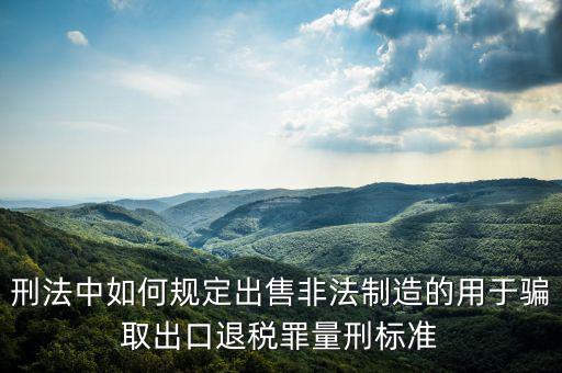 如何騙取出口退稅，請問關(guān)于騙取出口退稅罪的認(rèn)定