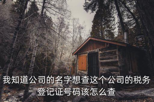 如何查詢稅務(wù)登記證號碼，稅務(wù)登記號查詢