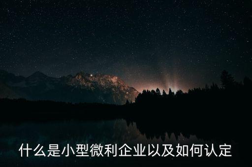 如何申請(qǐng)小微企業(yè)認(rèn)證，怎么申請(qǐng)辦理小微企業(yè)