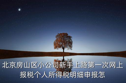 北京市房山區(qū)如何繳納個稅，北京購房個稅怎么收的都是20么什么時候開始實施的