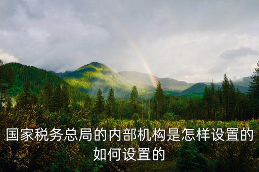 市稅務(wù)局如何設(shè)立區(qū)稅務(wù)機(jī)構(gòu)，稅務(wù)部門的部門設(shè)置