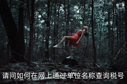 如何通過公司名稱查稅號，知道公司名字怎么查稅號嗎