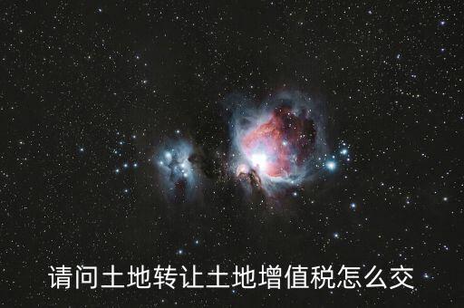 如何出售土地增值稅，請(qǐng)問(wèn)土地轉(zhuǎn)讓土地增值稅怎么交