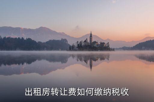 出租房轉讓費如何繳納稅收