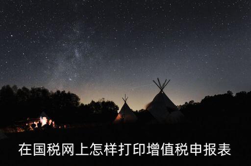 陜西國(guó)稅局網(wǎng)頁(yè)版如何查詢(xún)打印，在國(guó)稅網(wǎng)上怎樣打印增值稅申報(bào)表
