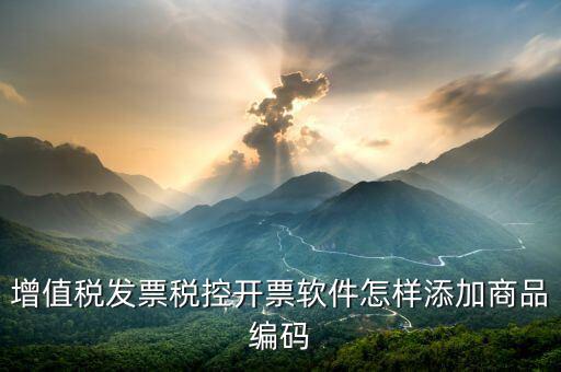 開(kāi)票軟件如何導(dǎo)入商品編碼，怎樣增加發(fā)票商品編碼