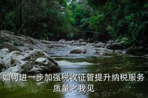 如何加強(qiáng)各稅種的管理，如何加強(qiáng)管理增加稅收