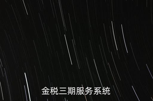 如何編制金稅三期系統(tǒng)查詢手冊(cè)，金稅三期服務(wù)系統(tǒng)