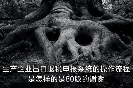 如何出口退稅系統(tǒng)，出口退稅需要什么資料