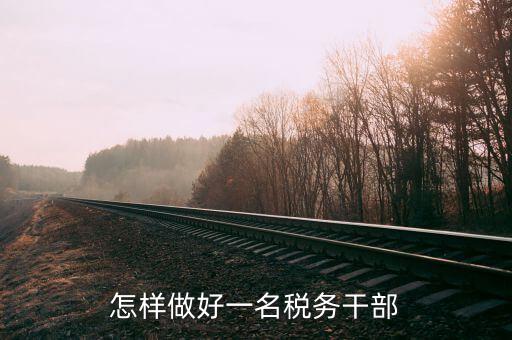 稅務(wù)干部如何在機(jī)構(gòu)改革中有所作為，怎樣做好一名稅務(wù)干部