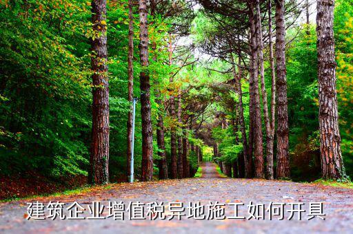 外地施工 單位如何開票，建筑施工企業(yè)出省施工稅票問題怎么開據(jù)