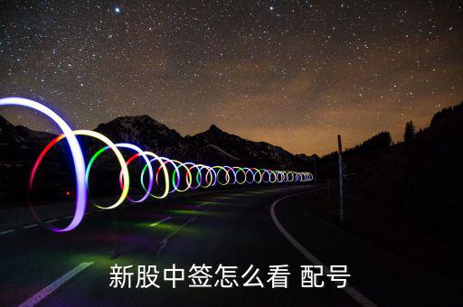股票配號(hào)查詢(xún)?cè)趺礇](méi)數(shù)字,申購(gòu)新股中簽配號(hào)如何查看