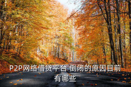 p2p倒閉公告怎么寫,網貸平臺倒閉有幾個原因