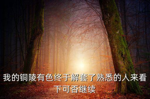 銅陵有色為什么停牌，銅陵有色停牌復(fù)牌后股價(jià)從10幾元到3元多