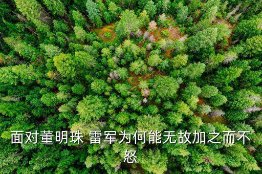 董明珠為什么抓著雷軍不放，面對(duì)董明珠 雷軍為何能無故加之而不怒