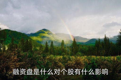 為什么一支股票有融資盤，融資盤是什么對個股有什么影響