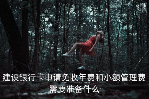 銀行卡申請免年費需要攜帶什么，建設(shè)銀行卡申請免收年費和小額管理費需要準備什么
