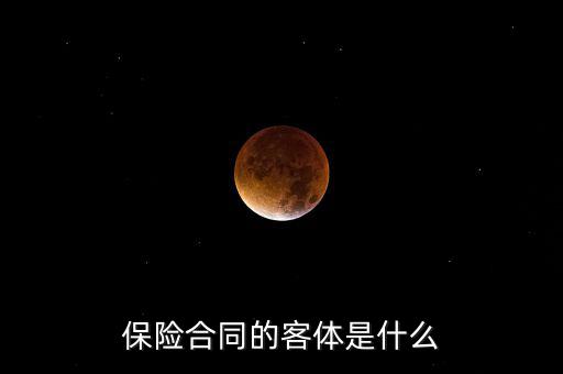 保險(xiǎn)合同客體是什么意思，人身保險(xiǎn)合同的客體具體是指什么