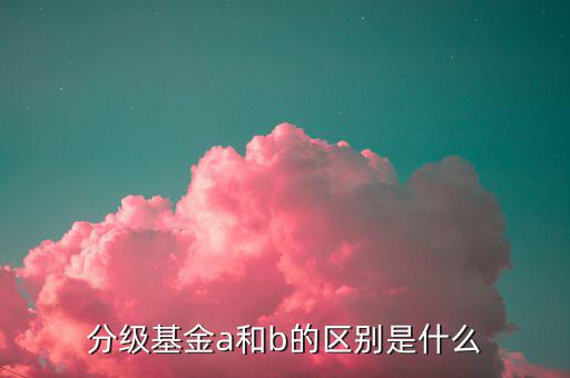 什么是a份額，分級基金A份額是什么意思