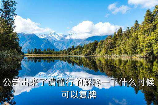 銀之杰股票什么時(shí)候復(fù)牌，什么時(shí)候復(fù)牌我要出來