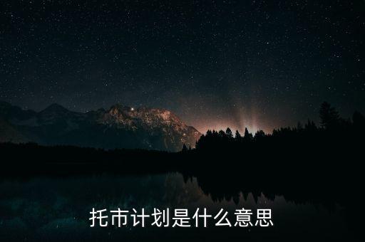 托市糧什么意思，托市計(jì)劃是什么意思